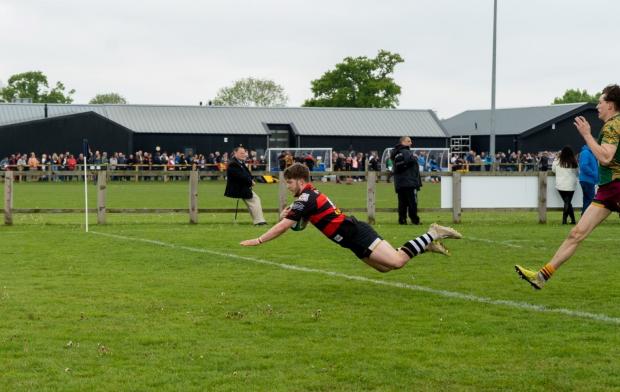Border Counties Advertizer: Action from Oswestry's win over Yardley. Picture by Shaun Brook. 